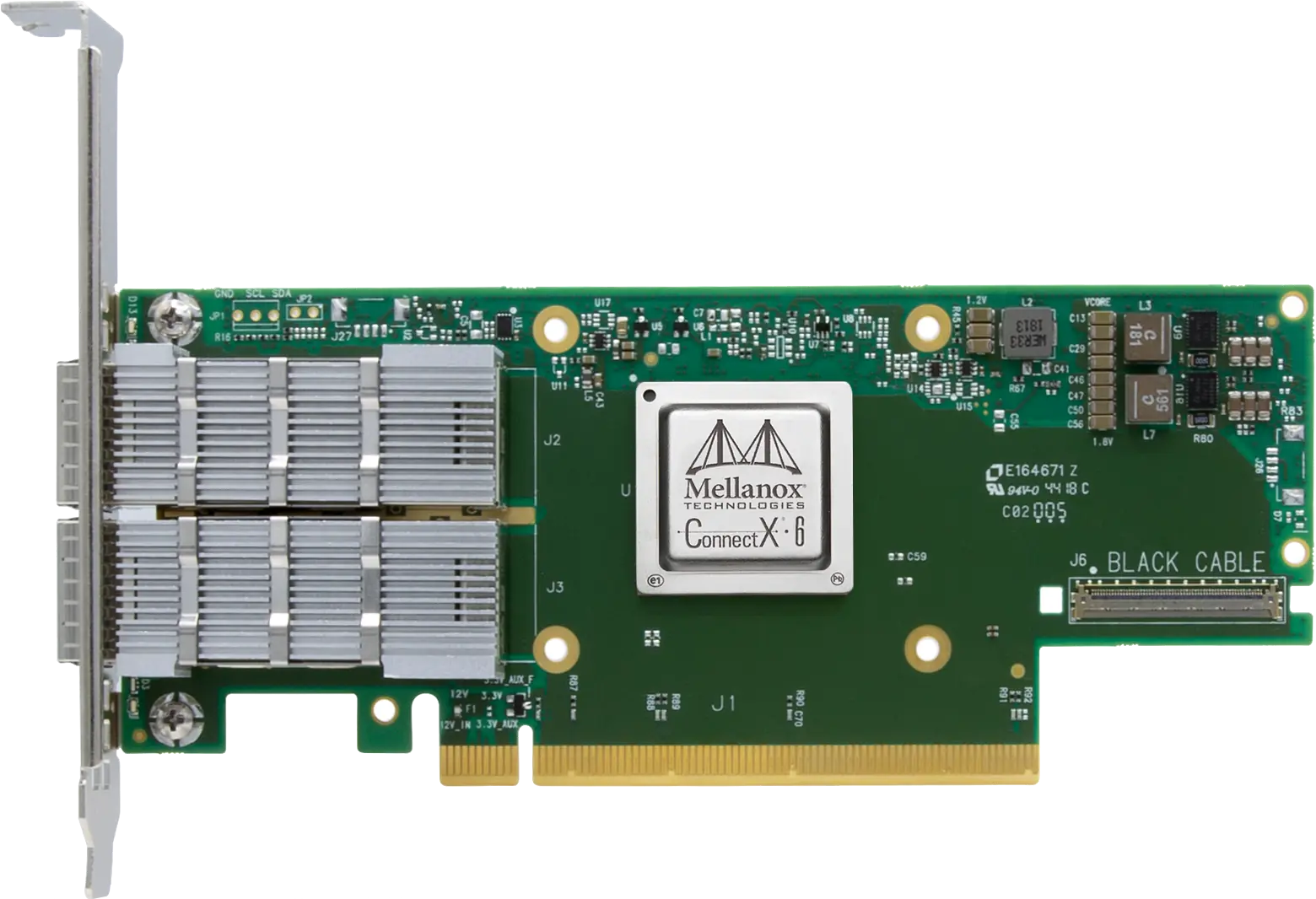 NVIDIA MCX653106A-HDAT-SP ConnectX-6 VPI HDR-200GbE dual-port InfiniBand Adapter