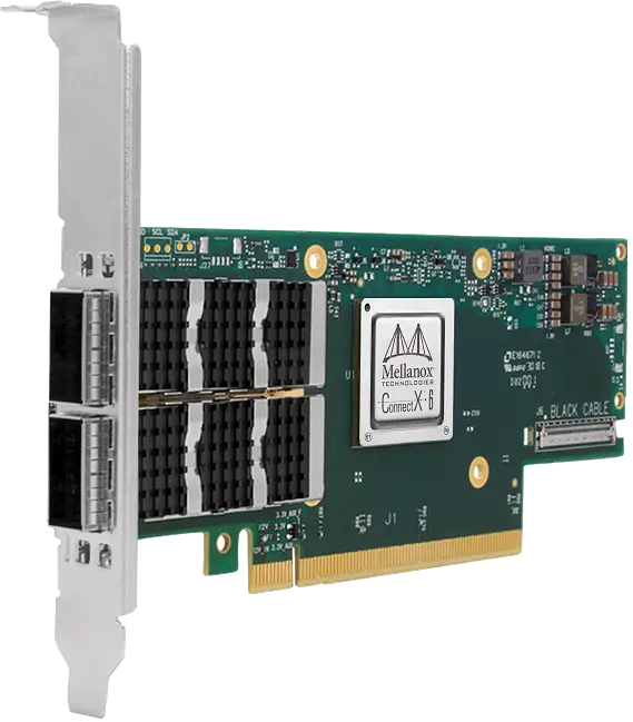 NVIDIA MCX653106A-ECAT-SP ConnectX-6 VPI HDR100-EDR-100GbE dual-port InfiniBand Adapter