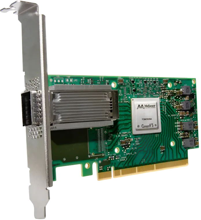 NVIDIA MCX555A-ECAT ConnectX-5 VPI EDR-100GbE single-port InfiniBand Adapter