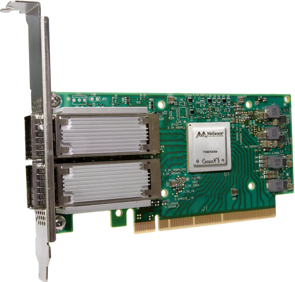 NVIDIA MCX556A-ECAT ConnectX-5 VPI EDR-100GbE dual-port InfiniBand Adapter